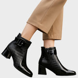Samara |  Botines de Piel con Tacón