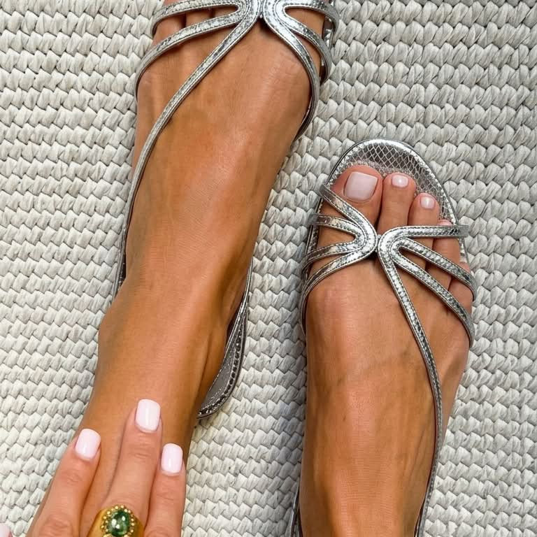 Lucía | Sandalias Doradas Elegancia Veraniega
