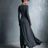Naiara - Vestido midi con nudo lateral