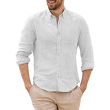 Camisa de lino transpirable