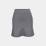 Shorts de tiro alto con falda