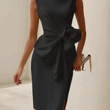 VESTIDO ELEGANTE CON LAZO
