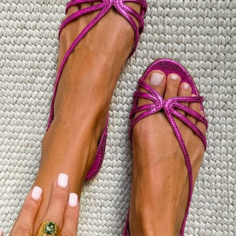 Lucía | Sandalias Doradas Elegancia Veraniega