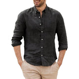 Camisa de lino transpirable