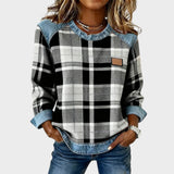 Iva | Suéter con Detalles en Denim