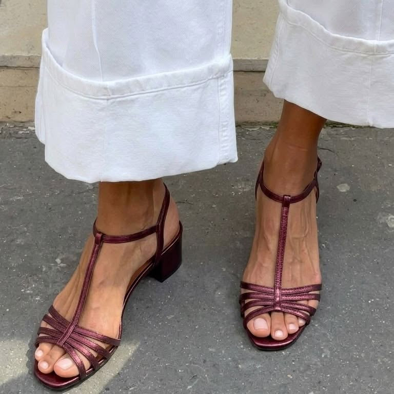 Valeria | Sandalias Doradas Elegancia Diaria