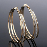 Aretes Retro Dorados