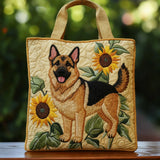 Bolsa Artesanal - Pastor Alemán Floral