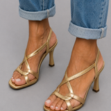 Alba | Sandalias Doradas Encanto Verano