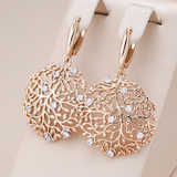 Pendientes Elegantes con Varillas Redondas y Circonitas
