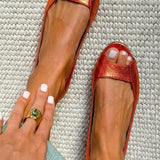Carmen | Sandalias Doradas Comfort Chic