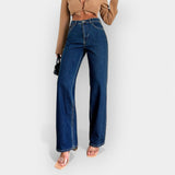 JEANS DE CINTURA ALTA CON CORTE HOLGADO