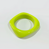 Pulsera Cuadrada Colorida de Acrílico