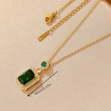 Collar Greta con Piedra Esmeralda