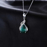 Collar Leonia con Piedra Esmeralda