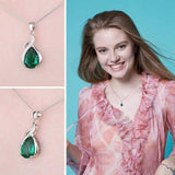Collar Leonia con Piedra Esmeralda