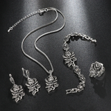 Conjunto Elegante de Plata con Circonitas