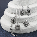 Conjunto Elegante de Plata con Circonitas
