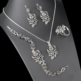 Conjunto Elegante de Plata con Circonitas
