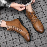 Morgan™ | Botines de cuero sintético