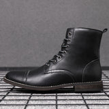 Morgan™ | Botines de cuero sintético