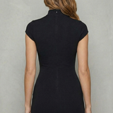 VESTIDO MINI AJUSTADO CON SILUETA ESCULPIDA Y CREMALLERA
