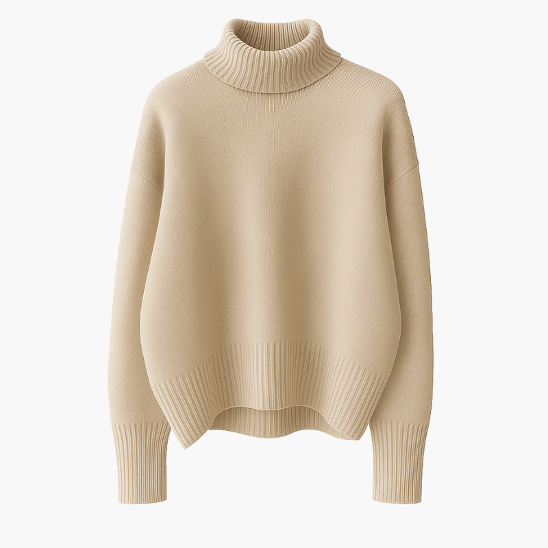 JERSEY SUAVE CON CUELLO ALTO