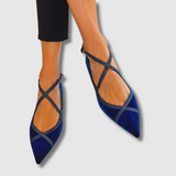 Noëlle™ | Mocasines Elegantes Azul Marino