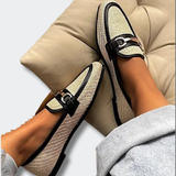 Vikky™ | Modernos Mocasines bicolores