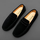Mocasines de ante