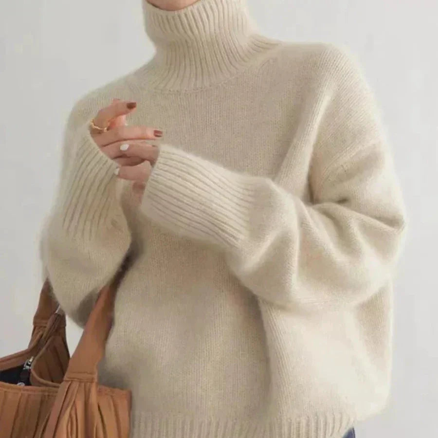 Zoey - Suéter Oversized con Cuello Alto