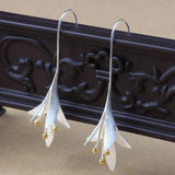 Pendientes Flor en Plata