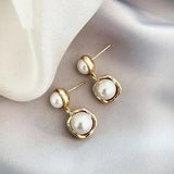 Pendientes con margaritas chapados en oro