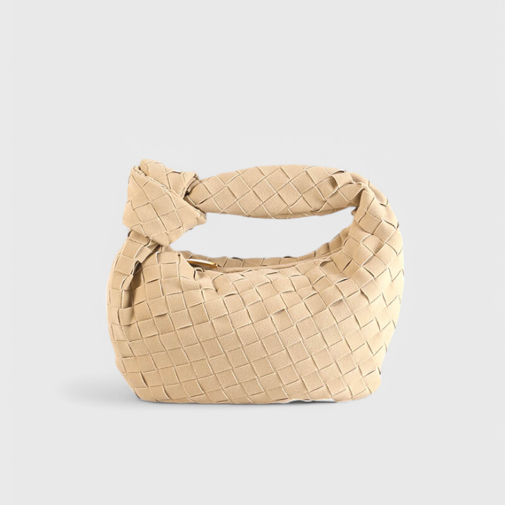 Remi Bolso Mini Woven con Detalle de Nudo