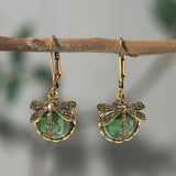 Pendientes Esféricos de Plata Antigua