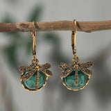 Pendientes Esféricos de Plata Antigua