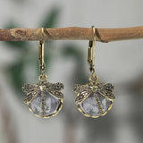 Pendientes Esféricos de Plata Antigua