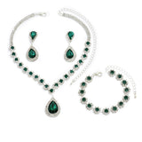 Conjunto de Tres Piezas de Joyas para Novias