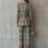 Haily |  Conjunto de Traje con Estampado Colorido