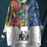 Pilar | Blusa Casual Artística para Mujeres