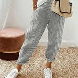 SOPHIA | Elegante en Pantalón Casual a Rayas