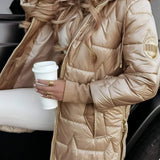 Nora - Abrigo Elegante de Invierno con Capucha y Acolchado