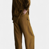 Sue Conjunto de Blazer con Solapa y Pantalones a Juego