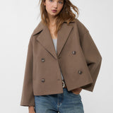 Anna - Chaqueta corta de doble botonadura