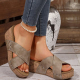 Oakley – Sandalias Cuña Boho