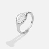 Anillo de plata para el solsticio de verano